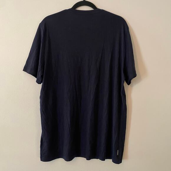 NWT icebreaker Navy Blue Wool Blend Short Sleeve Tee T-shirt Lightweight Men XL - Picture 8 of 12